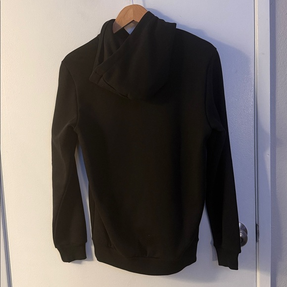 NWT Puma Black Signature Logo Hoodie Sweatshirt Men's S - Picture 7 of 11